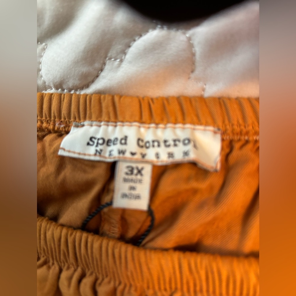 NWT SPEED CONTROL OFF THE SHOULDER DRESS. SUGAR ALMOND COLOR. PLUS SZ XXXL - Picture 5 of 12